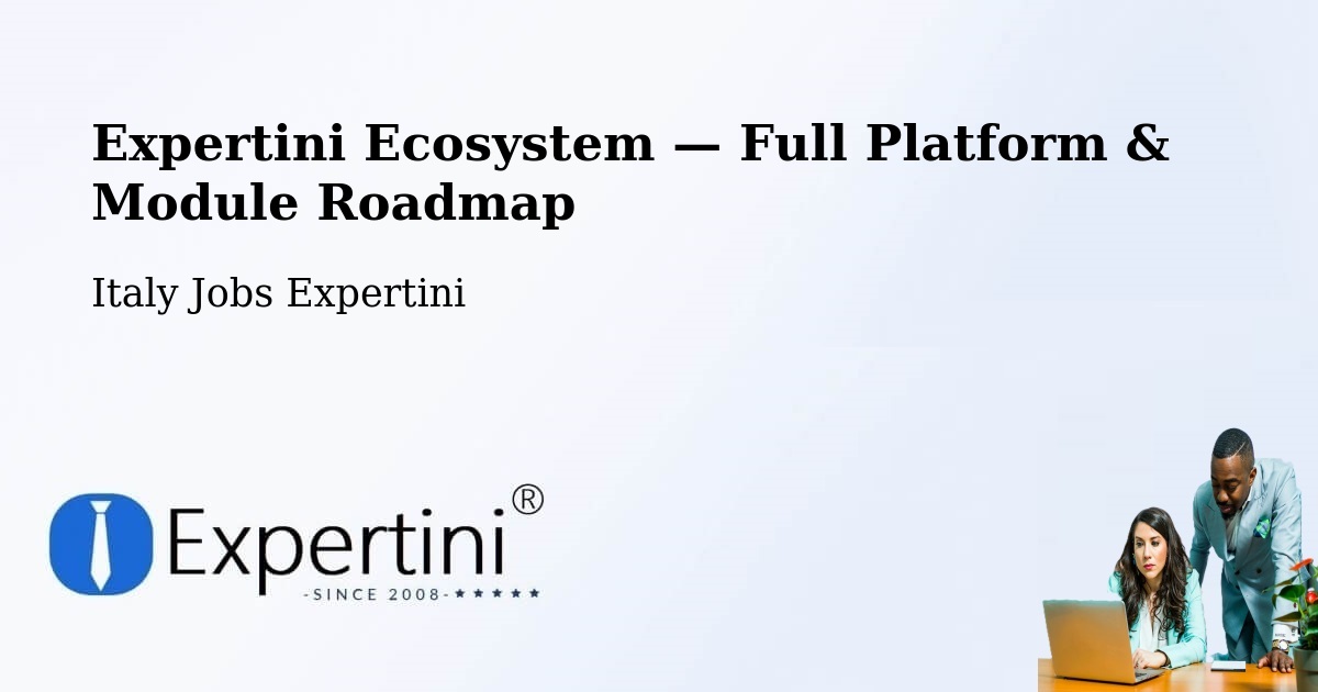 Expertini Ecosystem — Full Platform & Module Roadmap – Trapani